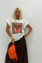 t-shirt in cotone palma